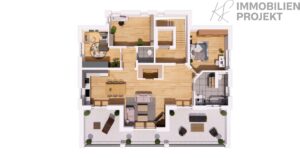 Penthouse Grundriss Top View