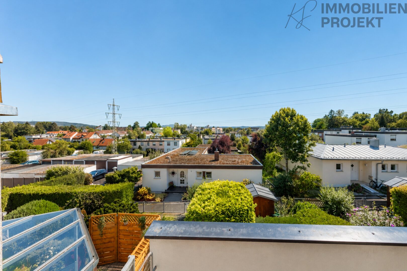 Blick vom Südbalkon
