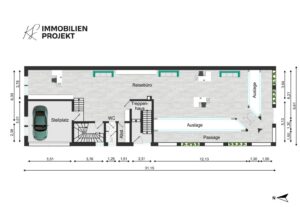 Grundriss EG Reisebüro