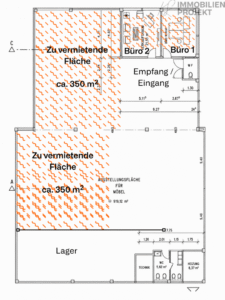 Grundriss Ausstellungsfläche