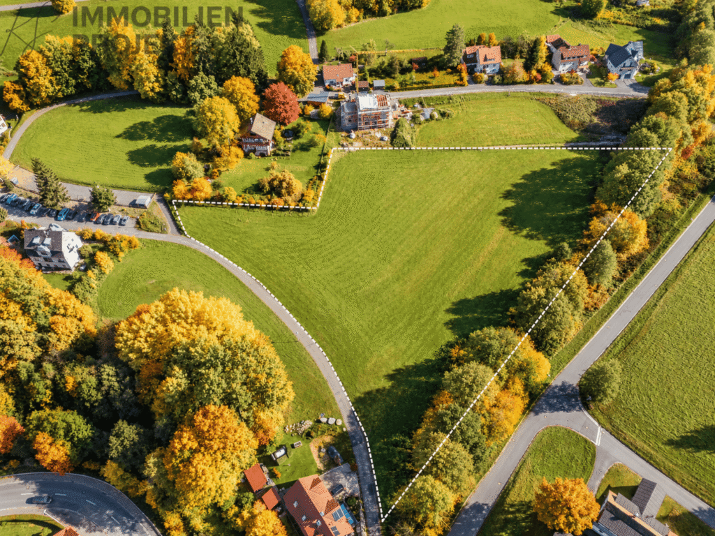 Grundstück aus der Luft